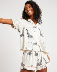 Organic Cotton Giraffe Print