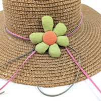 Children's Foldable Hat - Dark Natural Flower (54cm)