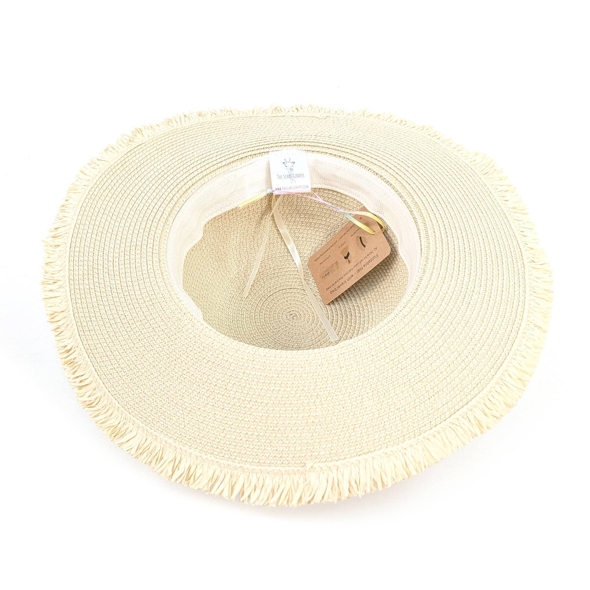Women's Tree of Life Wide Brim Foldable Hat (57cm) - Natural