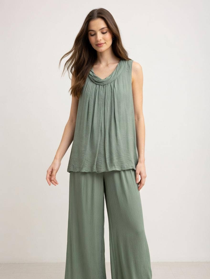 Silk Puff Vest