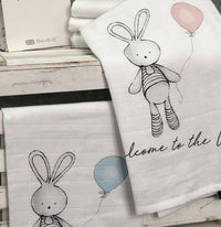 Welcome Balloon Muslin