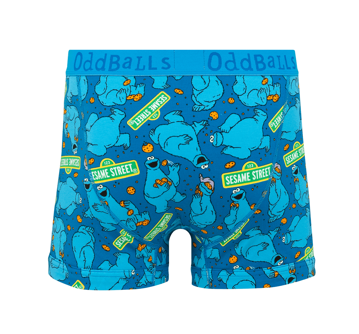 Cookie Monster - Mens Cotton Boxer Shorts