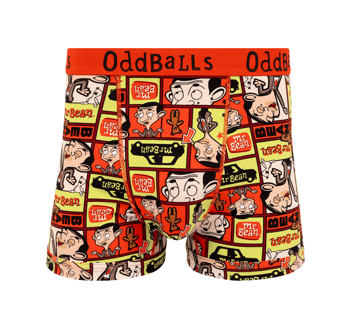Mr Bean Comic - Mens Cotton Boxer Shorts
