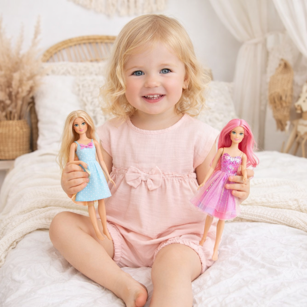 4-Size Pack | Muslin Baby Girl Top & Shorts Set (6-24M)