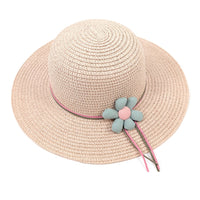 Black Ginger - Childrens Foldable Hat - Pink Flower (54cm)