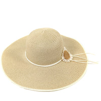 Women's Daisy Wide Brim Foldable Hat - Natural (57cm)