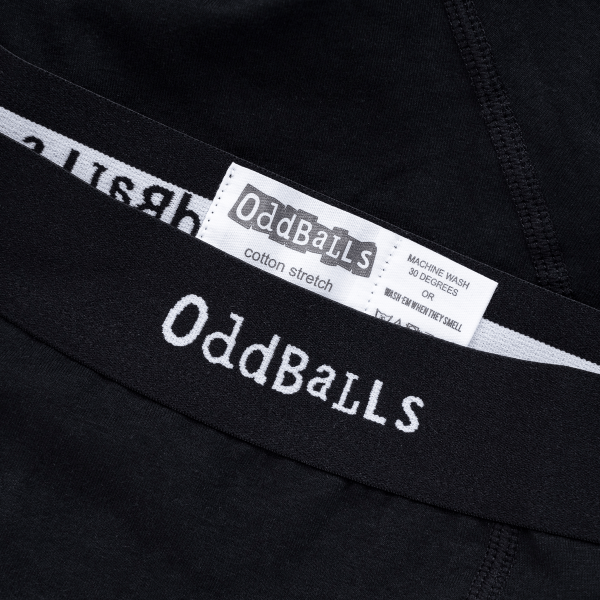 Classic Black - Mens Cotton Boxer Shorts