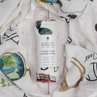 Bamboo Baby Swaddle Blanket, Alphabet Print