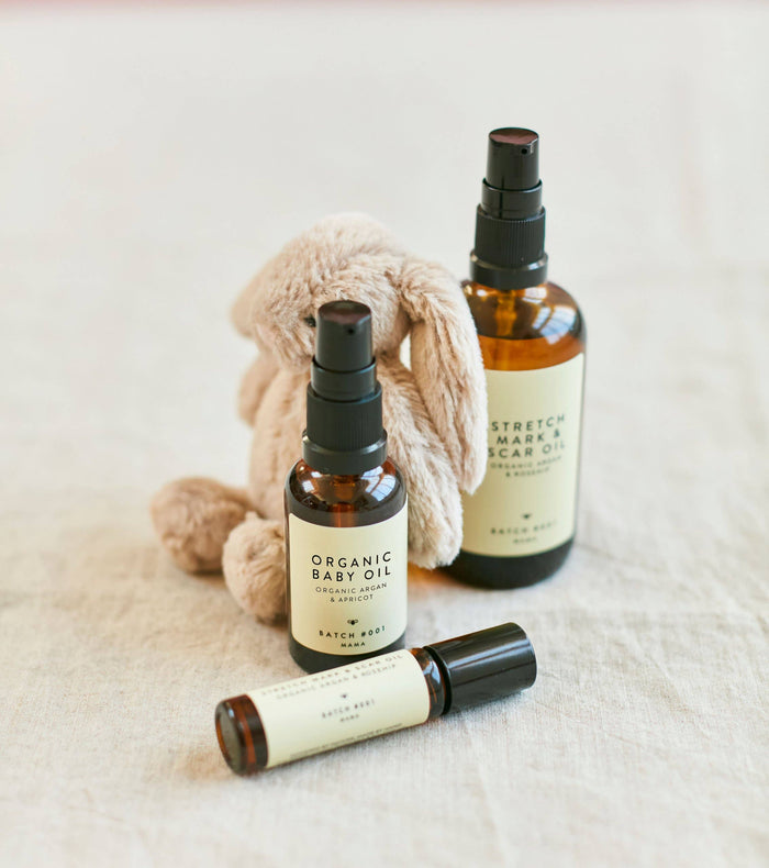 Organic Baby Oil with Organic Argan and Organic Apricot - 50ml