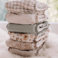 One Size All-In-One Reusable Cloth Nappy - Dottie - Sage