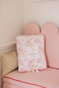 Gilded Bird Spring Toile Quilted Playmats
